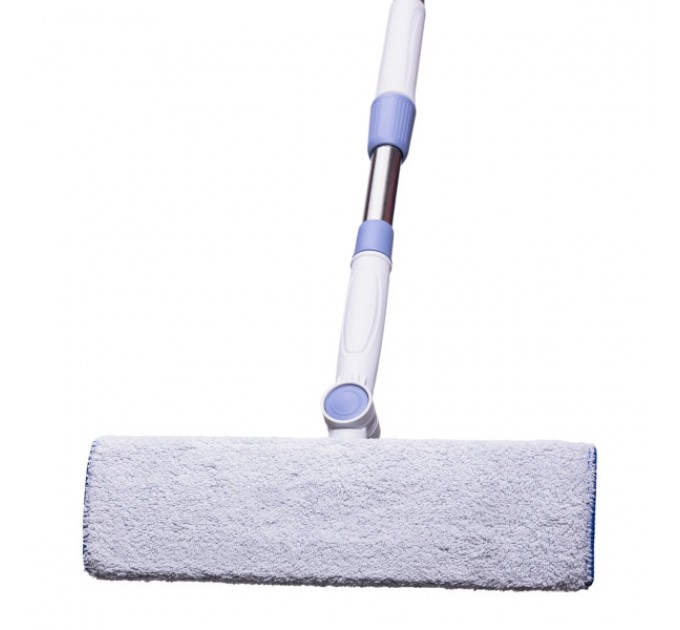 Швабра для вікон з телескопічною ручкою та поворотною голівкою 145 см