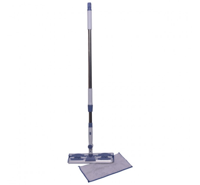 Швабра для вікон з телескопічною ручкою та поворотною голівкою 145 см