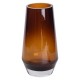 Ваза для квітів скляна Botanica 26 см, коричневий