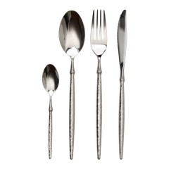 Набір столових приборів Elit з нержавіючої сталі на 6 персон, хром