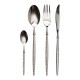 Набір столових приборів Elit з нержавіючої сталі на 6 персон, хром