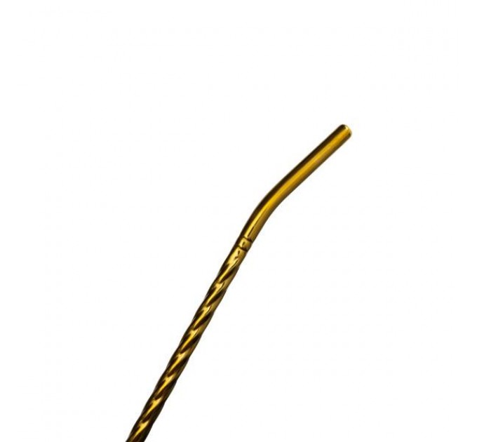 Набір бомбілій для мате 6 штук із нержавіючої сталі, золото