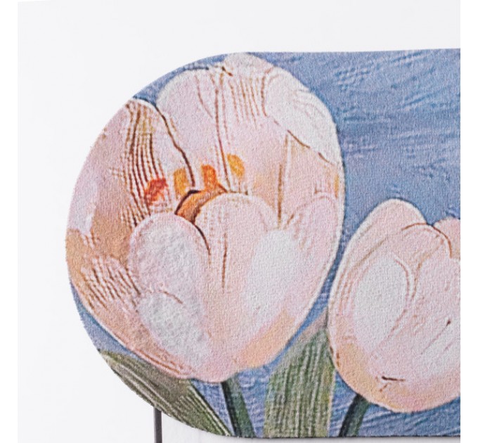 Килимок під змішувач вологовбираючий 37,5*13 см, блакитний