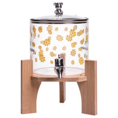 Лимонадниця з краном 2,6 л на бамбуковій підставці