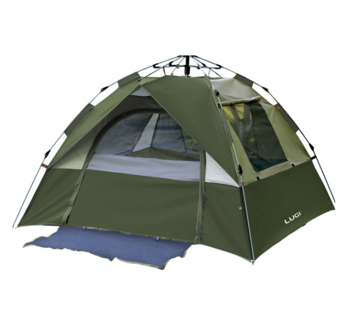 Намет туристичний на 2-3 особи 200*195*140 см, армійський зелений
