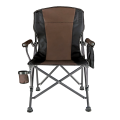 Крісло туристичне розкладне 60*57*92 см з підлокітниками, коричневий