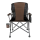 Крісло туристичне розкладне 60*57*92 см з підлокітниками, коричневий