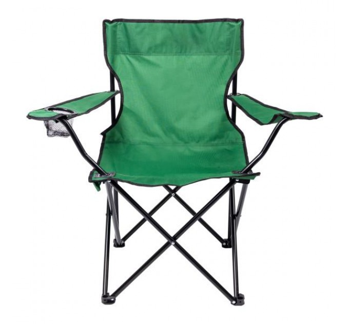 Крісло туристичне складане 50*80*80 см, зелений