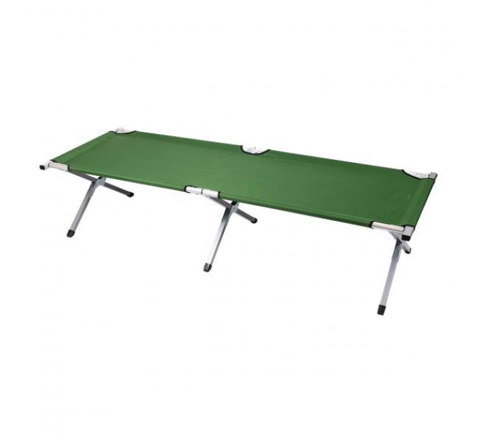Раскладушка туристическая 190*70*44 см со стальным каркасом.