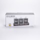 Набір банок для сипучих продуктів 3 штуки по 800 мл на бамбуковій підставці, бежевий