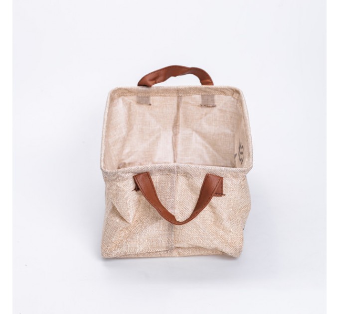 Органайзер для зберігання речей 30*20*14 см, бежевий