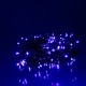 Гирлянда Нить уличная 300 LED 30 м от сети черная нить, синий