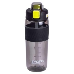Пляшка для води Sports об'ємом 600 мл, чорний Пляшка для води Sports об'ємом 600 мл, чорний