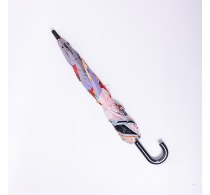 Дитяча парасоля-тростина механічна 90 см, фіолетовий