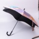 Дитяча парасоля-тростина механічна 90 см, фіолетовий