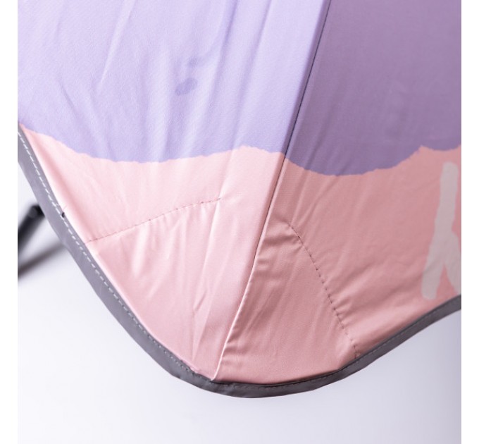 Дитяча парасоля-тростина механічна 90 см, фіолетовий