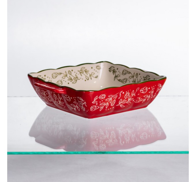 Форма для запікання Vintage порцелянова 600 мл квадратна