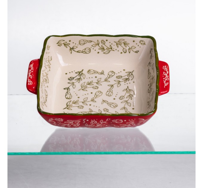 Форма для запікання Vintage порцелянова 600 мл квадратна