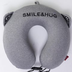 Подушка для шиї Smile&Hug U-подібна, сірий