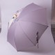 Детский зонт-трость механический с 3D-ушками сложный 89 см, фиолетовый
