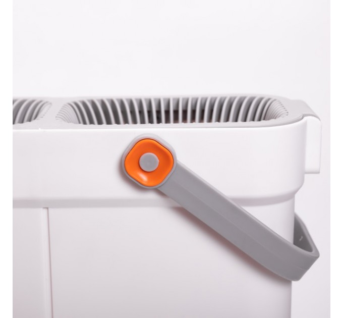 Комплект для прибирання швабра+відро з 2 відсіками