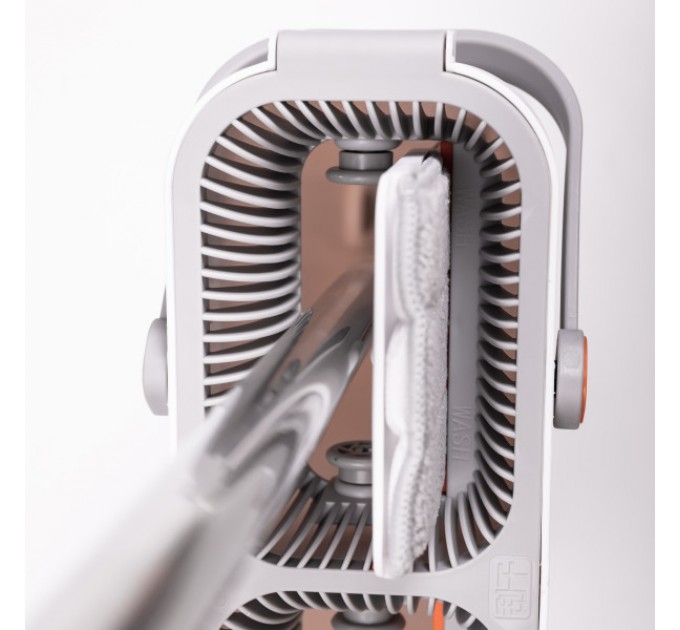 Комплект для прибирання швабра+відро з 2 відсіками