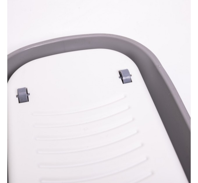 Відро для прибирання пластикове з силіконовими вставками складне