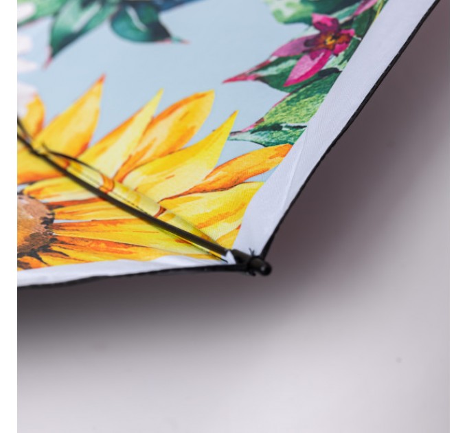 Зонтик механический складной 100 см, желтый