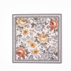 Килимок захисний на пральну машинку 58*57 см,  flowers