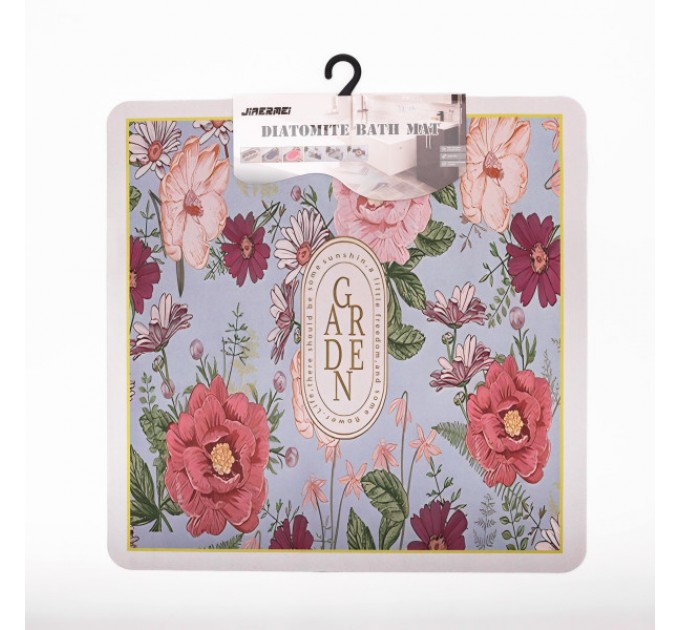 Коврик защитный на стиральную машинку 58*57 см, flowers garden