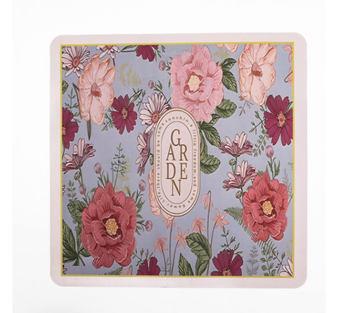 Коврик защитный на стиральную машинку 58*57 см, flowers garden