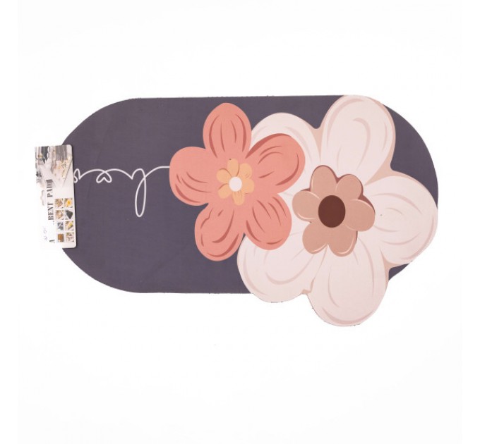 Килимок вологопоглинаючий для ванної кімнати 75*45 см, фіолетовий