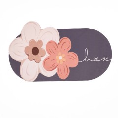 Килимок вологопоглинаючий для ванної кімнати 75*45 см, фіолетовий