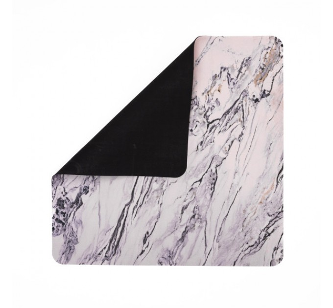 Килимок захисний на пральну машинку 58*57 см, сірий з білим