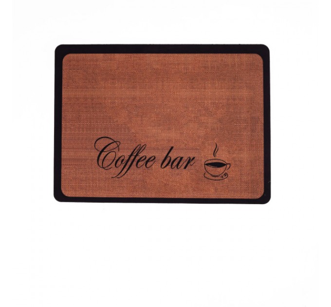 Килимок для сушки посуду антиковзкий 37,5*13 см, коричневий