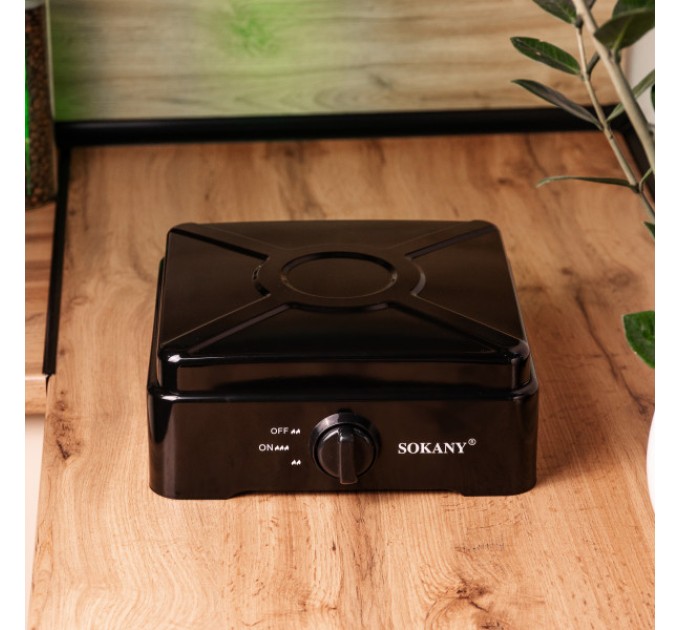 Настільна газова плита SOKANY SK-07005 одноконфорочна для балонного газу
