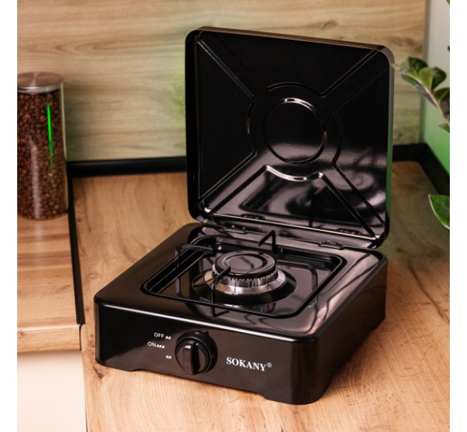 Настільна газова плита SOKANY SK-07005 одноконфорочна для балонного газу