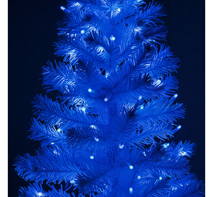 Гірлянда Нитка вулична 1000 LED 100 м біла, синій