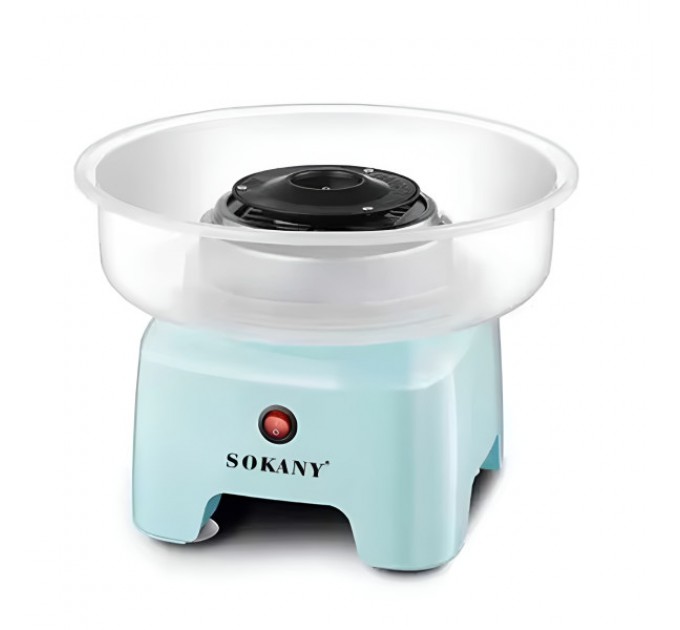 Апарат для солодкої вати Sokany SK-520 настільний, м'ятний