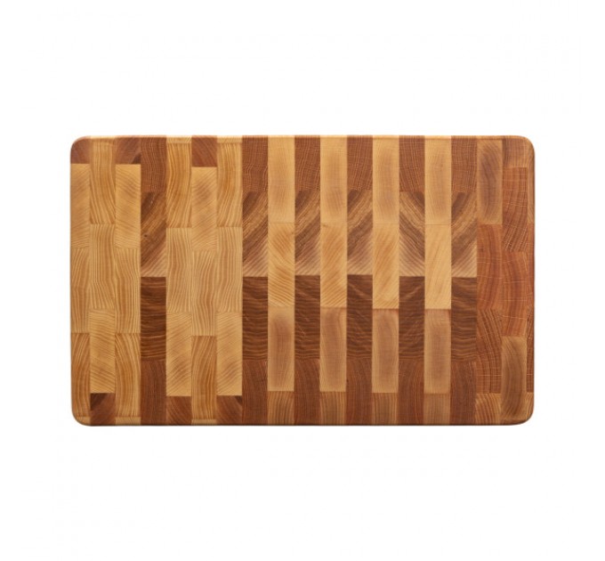 Разделочная доска торцевая Домино 30*45 см, ясень