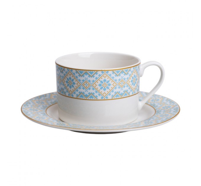 Чашка керамічна 250 мл Ethnic, білий