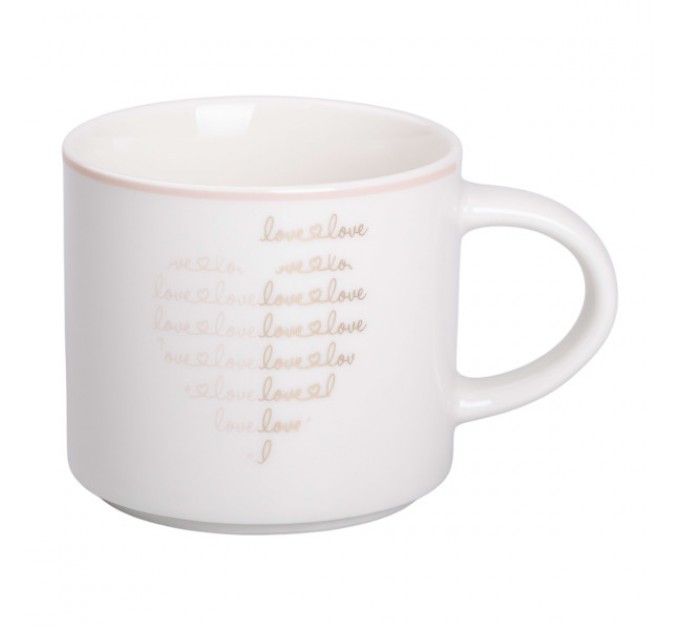 Чашка керамическая 350 мл, белый