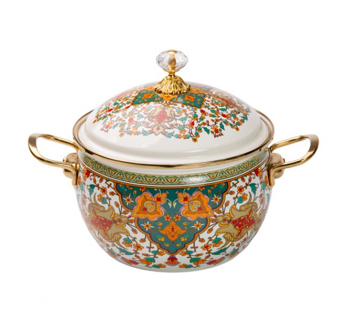 Кастрюля эмалированная 4 л в восточном стиле Кастрюля эмалированная 4 л в восточном стиле