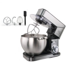Міксер стаціонарний Sokany SK-624 з чашею 13 л і трьома насадками, сталь