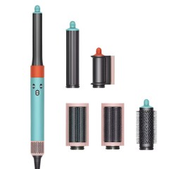 Мультистайлер для волосся Airwrap Complete Long 6 насадок, блакитний