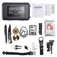 Туристичний набір для виживання 18 в 1 у пластиковому кейсі