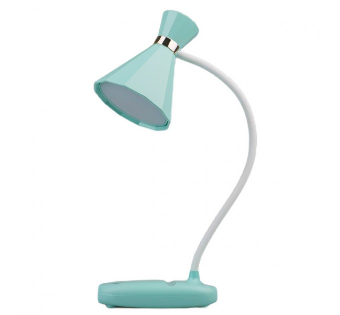 Настільна лампа DM-5062 з нічником, блакитна