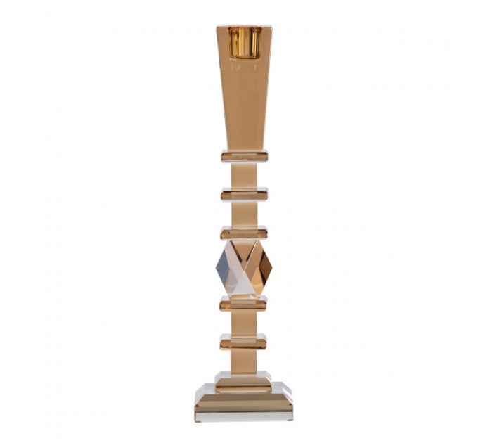 Підсвічник скляний Sunset 27.5 см