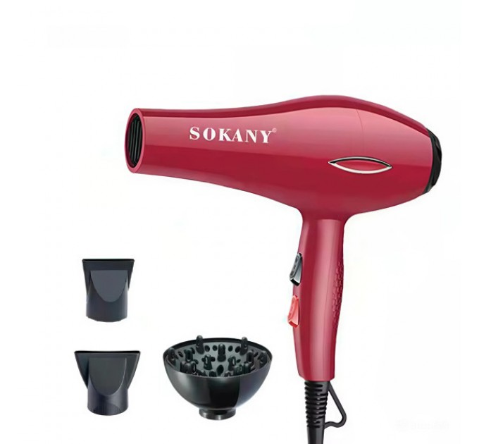 Фен для волос SOKANY SK-2215 с насадками Фен для волос SOKANY SK-2215 с насадками
