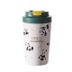 Термочашка Panda 380 мл з керамічною колбою, зелений